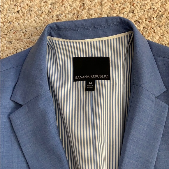 Pale blue blazer - Picture 4 of 4